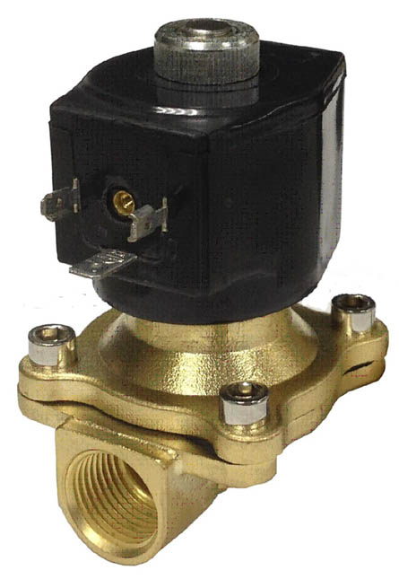 VÁLVULA SOLENOIDE 2 VIAS CORPO EM LATÃO OU INOX